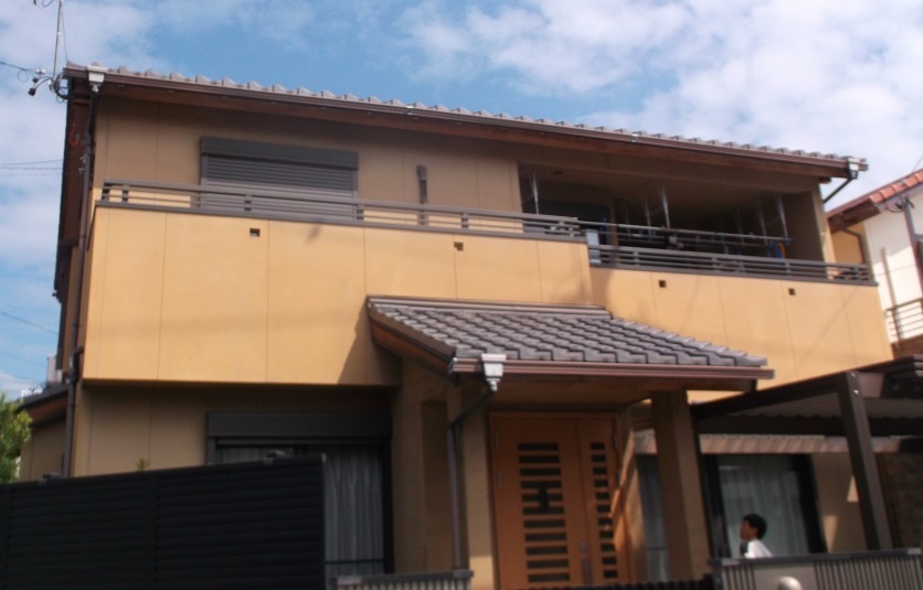 一般住宅外壁シリコン塗装 施工前