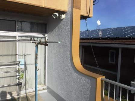 東郷町　住宅バルコニー防水・袖壁外壁塗装　施工例