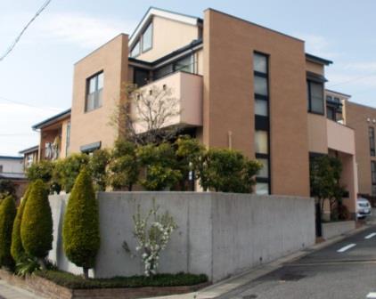 名古屋市緑区 土壁調がおしゃれな 洋風住宅外壁塗装 施工後 イメージ