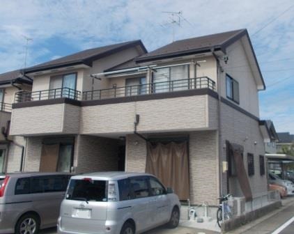 守山区 吉根モダン住宅 外壁塗装 施工例 塗装前 イメージ
