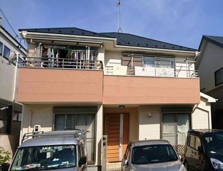 名古屋市守山区　一建設　ナチュラル洋風住宅　外壁塗装　施工例