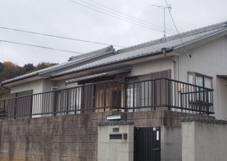 小牧市 グレージュ系 和風住宅 外壁塗装 施工例 塗装前 イメージ