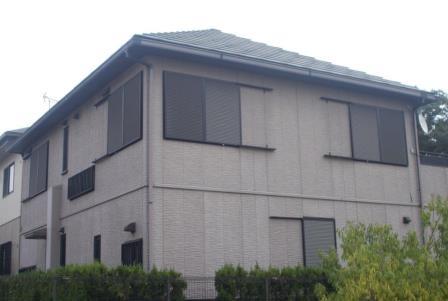 尾張旭市 アーバンモダン住宅 外壁塗装 施工例 塗装前 イメージ