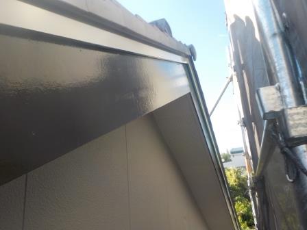 小牧市 グレージュ系 和風住宅 外壁塗装 施工例 破風塗装 完成 イメージ