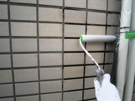 名東区 美容室 外壁修繕塗装 施工例 タイル外壁上塗り イメージ