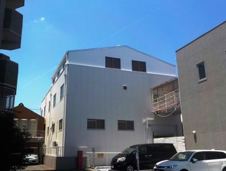 名古屋市西区　マルタ食品　外壁塗装　施工例