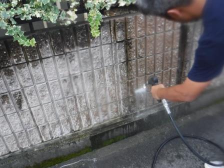 東郷町 洋風シンプルモダン住宅 外壁塗装 施工例 高圧洗浄 イメージ