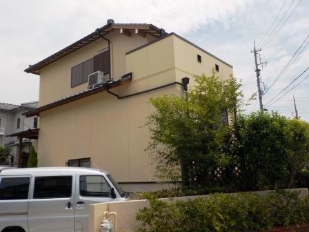 名古屋市緑区 趣きある和風住宅 外壁塗装 施工前 イメージ