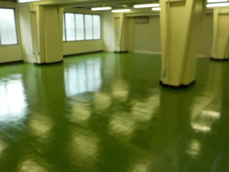 名古屋市中村区　導電床塗装　施工例