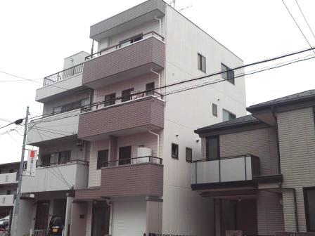 名古屋市千種区　マンション外壁塗装　施工例