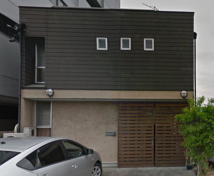 多治見市 おしゃれなモダン住宅 外壁塗装 施工例 塗装前 イメージ
