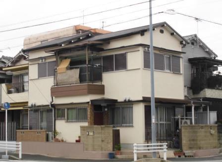 春日井市　2階建て住宅　外壁塗装　施工例