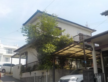 尾張旭市 ナチュラル系 和風モダン住宅 外壁塗装 施工例 塗装前 イメージ