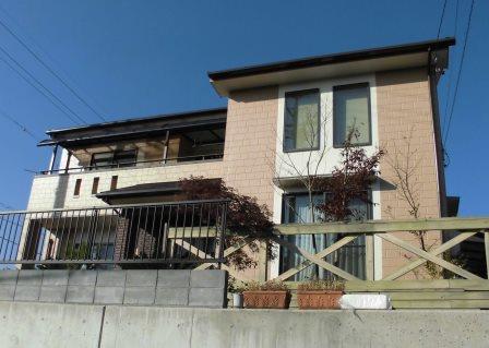 瀬戸市　洋風戸建て住宅　外壁塗装　施工例の写真