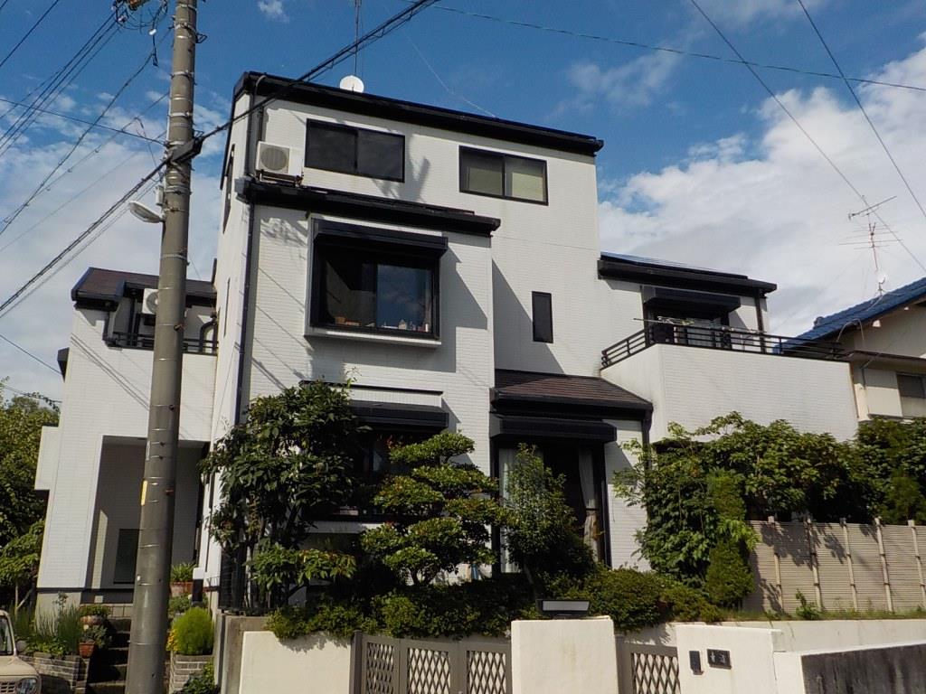 千種区 ミサワホーム外壁・屋根塗装 施工前イメージ