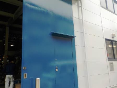 名古屋市天白区　ハンガ―扉　外壁塗装　施工例