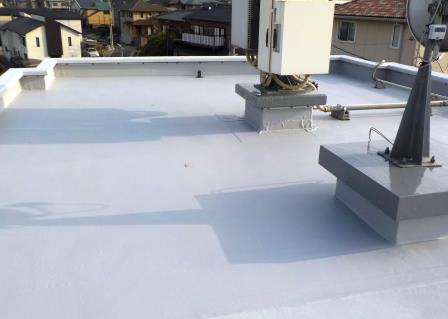 名古屋市天白区　屋上防水トップコート　施工例