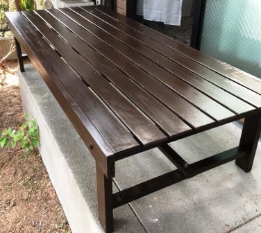 名古屋市北区　木部塗装　濡れ縁　施工例