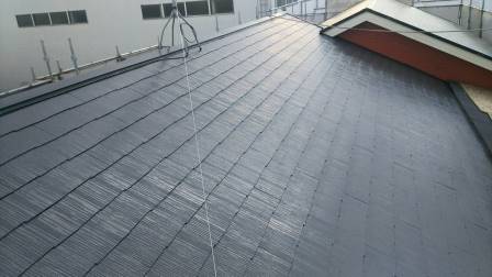 津島市 南欧風賃貸アパート 外壁塗装 施工例 カラーベスト屋根塗装 完成 イメージ