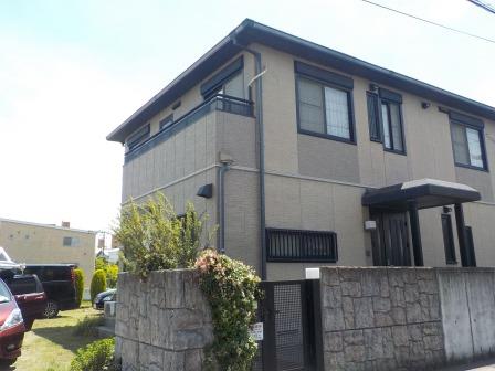 豊田市 洋風シンプルモダン住宅 外壁塗装 施工例 塗装前 イメージ