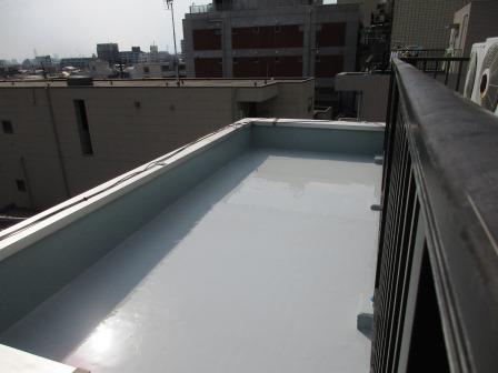 名古屋市千種区　屋上防水塗装　店舗　施工例