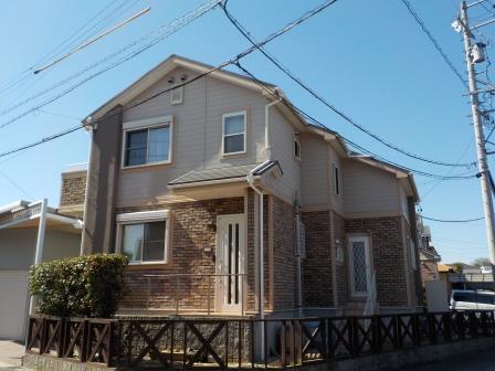 東郷町 南欧風 ナチュラル住宅 外壁塗装 施工例 塗装前 イメージ