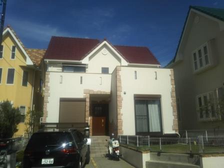 春日井市 洋風住宅 外壁塗装 屋根塗装 施工例