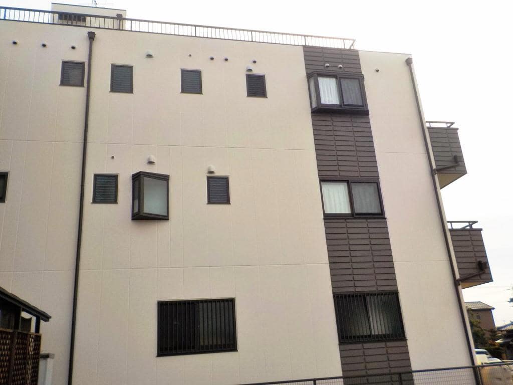 北名古屋市 シンプルモダン住宅 外壁塗装 施工例 完成 イメージ