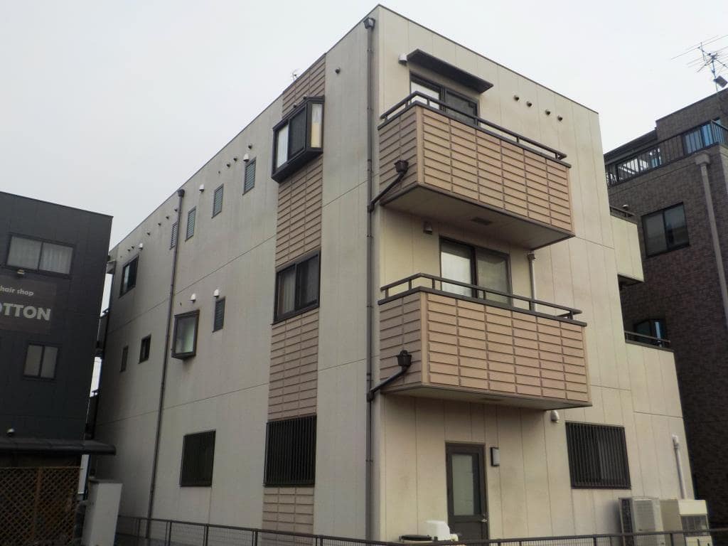 北名古屋市 シンプルモダン住宅 外壁塗装 施工例 塗装前 イメージ