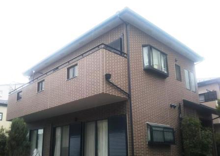 一宮市　おしゃれなダブルトーン　外壁塗装　施工例の写真