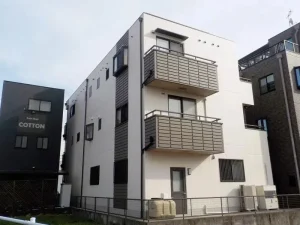 北名古屋市　シンプルモダン住宅　外壁塗装　施工例