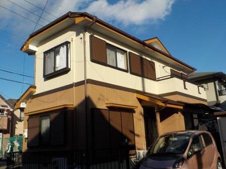 春日井市 戸建て住宅 外壁・屋根塗装 施工例