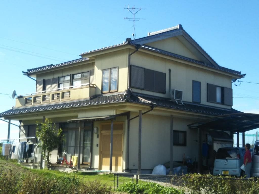 大府市 趣きある和風住宅 外壁塗装 施工前 イメージ
