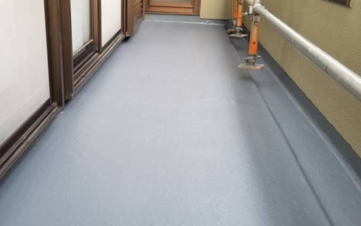 大府市 趣きある和風住宅 外壁塗装 施工例 ベランダFRP防水 イメージ