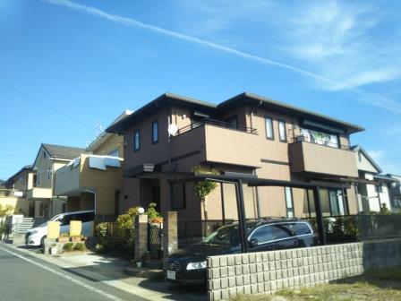 尾張旭市 クボタハウス 外壁塗装ダブルトーン 施工例 イメージ
