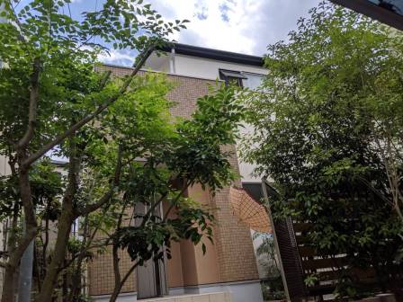 名古屋市名東区 ナチュラルモダン住宅 外壁塗装 施工例