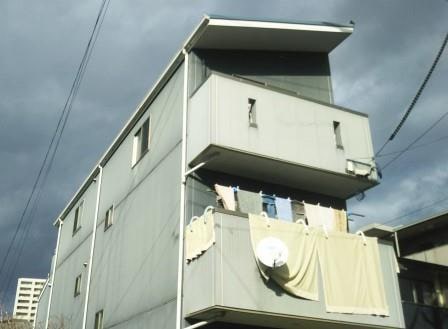 名古屋市北区 3階建て 外壁塗装 屋根塗装 施工前 イメージ