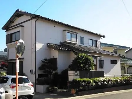 名古屋市緑区　落ち着いた色調の和風住宅　外壁塗装　施工例