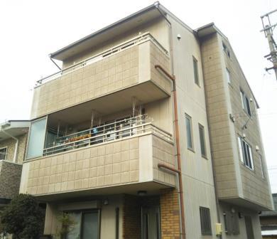 名古屋市港区 ベージュ×ブラウン系 モダン住宅外壁塗装 施工例 塗装前 イメージ