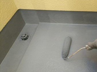 名古屋市緑区 古民家風 居酒屋 外壁塗装 施工例 ベランダ防水塗装 イメージ