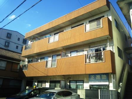 名古屋市中川区 賃貸マンション外壁塗装 施工前 イメージ