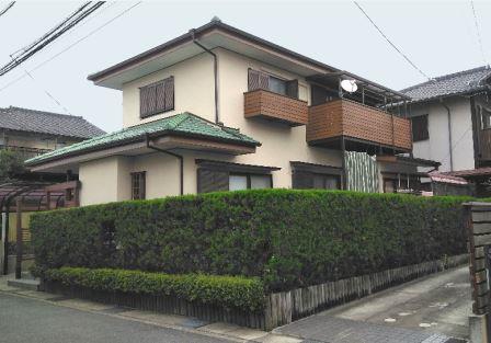 尾張旭市　和風住宅　外壁塗装　施工例の写真