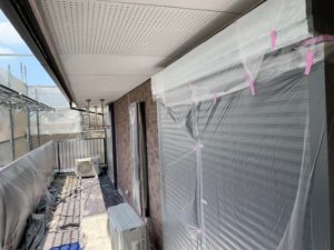 岡崎 外壁塗装 養生作業 イメージ
