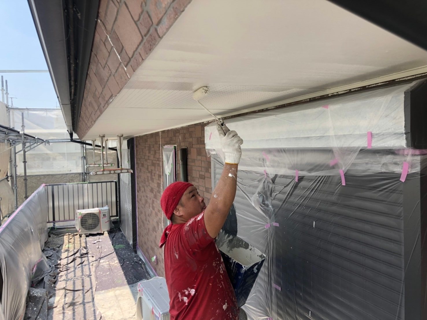 北名古屋市 パナホーム 外壁塗装 屋根塗装 施工例 軒天塗装 イメージ
