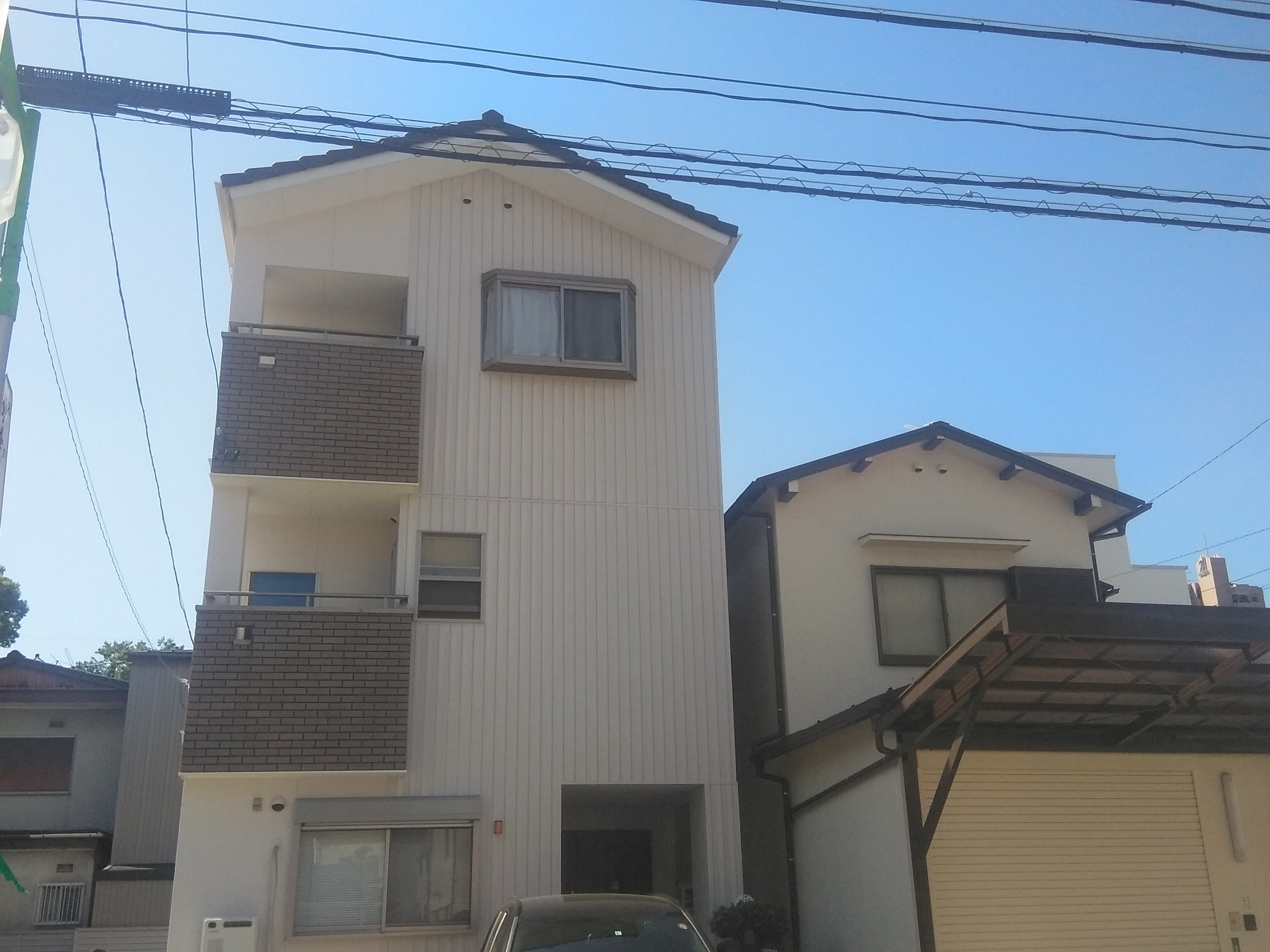 名古屋市西区　外壁塗装　ハイブリッドシリコン塗料　施工例　の写真