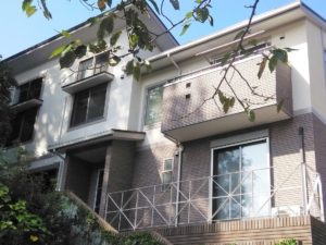 名古屋市天白区　ベージュ系ナチュラル洋風住宅　外壁塗装　施工例