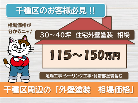 名古屋市千種区　「外壁塗装　相場価格」　スマホ　イメージ