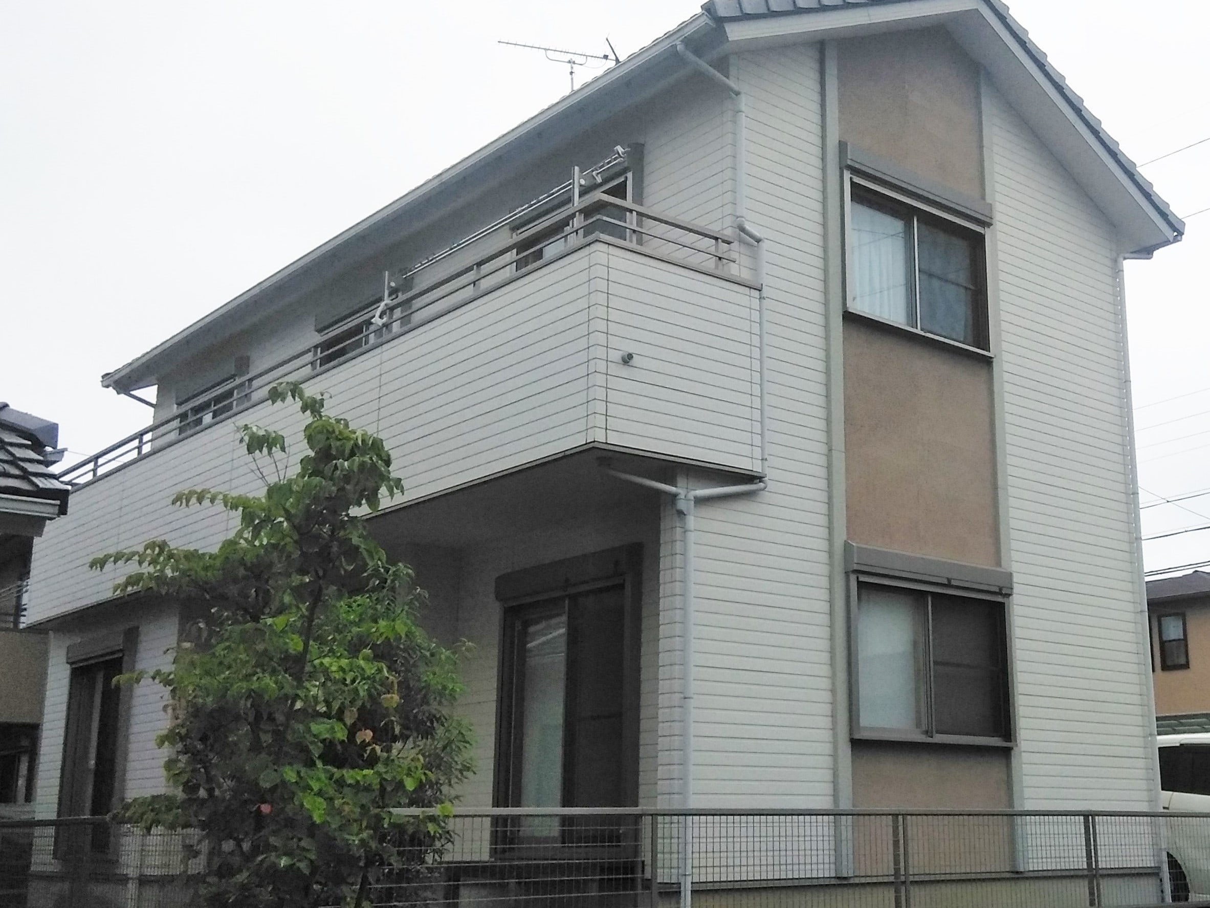 名古屋市緑区 洋風ナチュラルモダン住宅 外壁塗装 施工前 イメージ