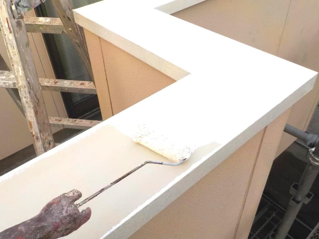 名古屋市緑区 ウッドフレンズ 屋根・外壁塗装 施工例 ベランダ笠木 イメージ