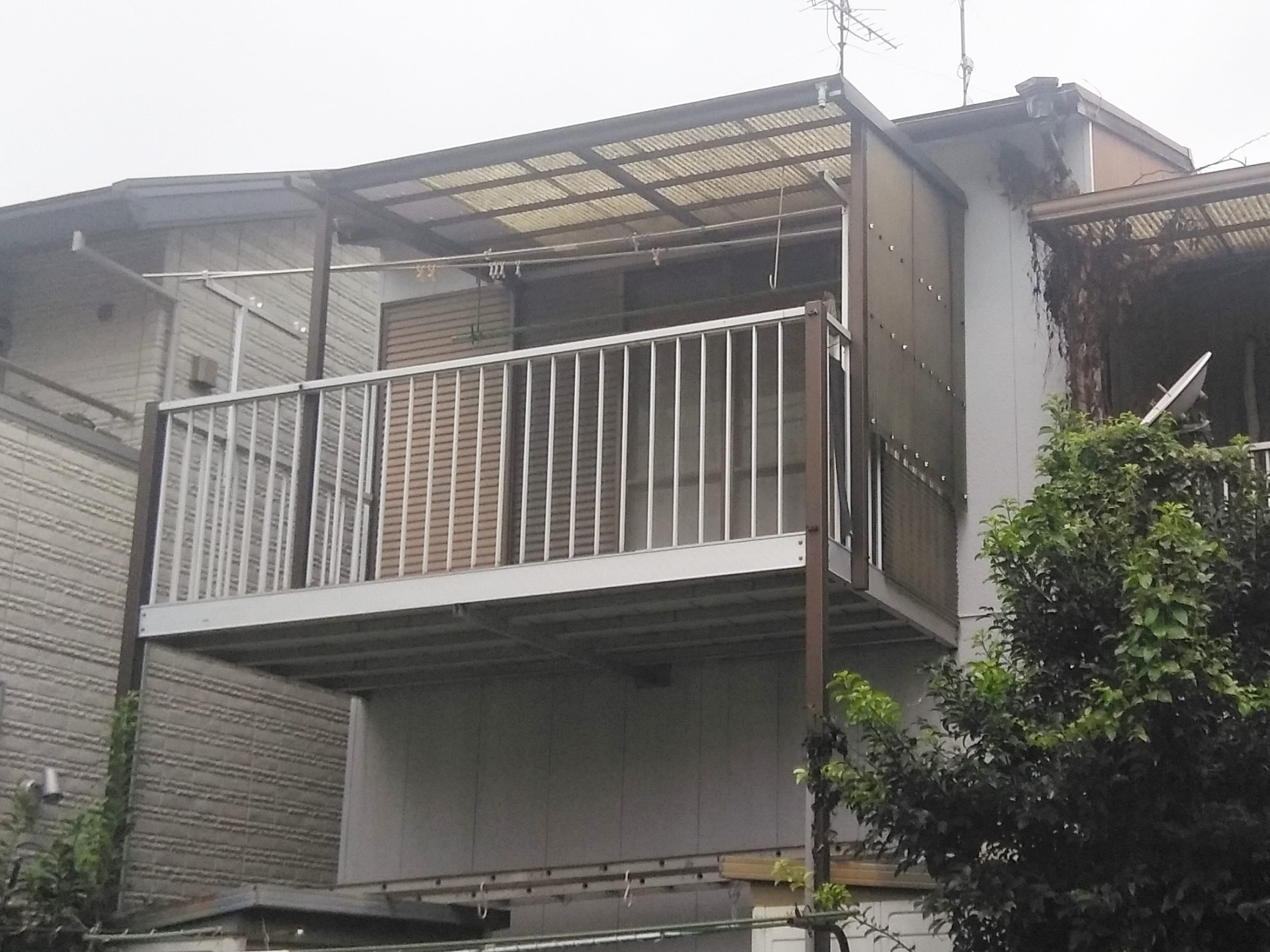 名古屋市緑区 モダン住宅 外壁塗装 屋根塗装 施工前 イメージ